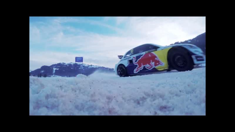 Driving a Rallycross Car on Ice w, Felix