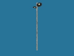 RD29 lampadaire bois double