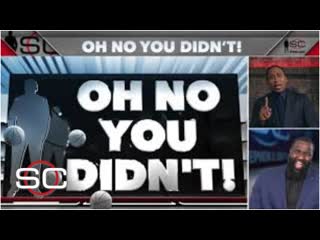 Stephen A's OH NO YOU DIDN'T! NBA Playoff moments so far