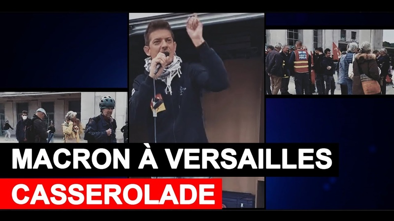 Emmanuel Macron à Versailles Les Casseroles