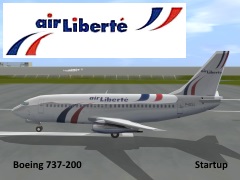 Boeing 737-222 L'Aeropostale startup