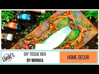 Vintage Tissue Box with Monika - Magical Shakers & DIY Mod Podge - Lindy's - Mixed Media Tutorial