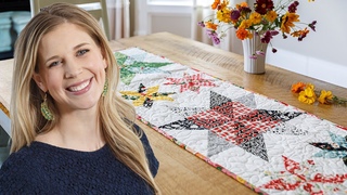 How to Make a Star Dancer Table Runner - Free Project Tutorial