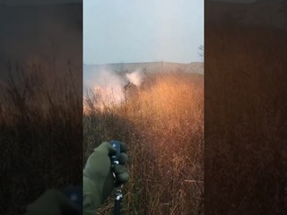 Matched RPG-7 remote turret with remote control designed by smart soldiers of Ukraine
