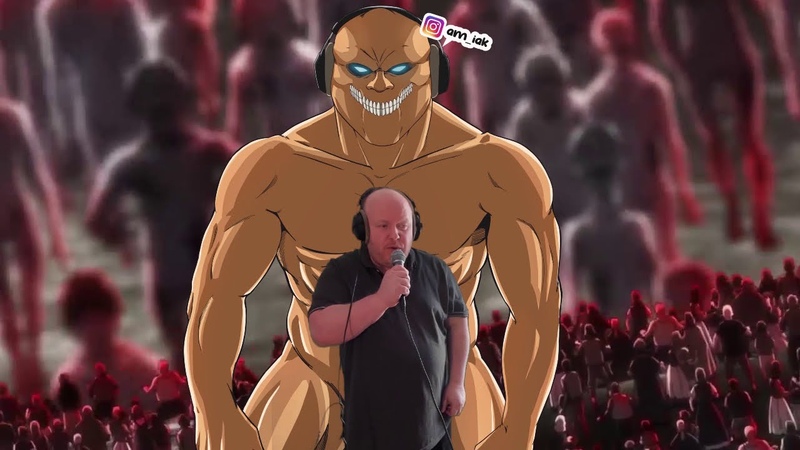 Cover avec effets visuels SNK Attack On Titans Sasageyo David, Fils de Ange Momone