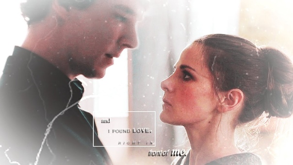 and i found love, right in front