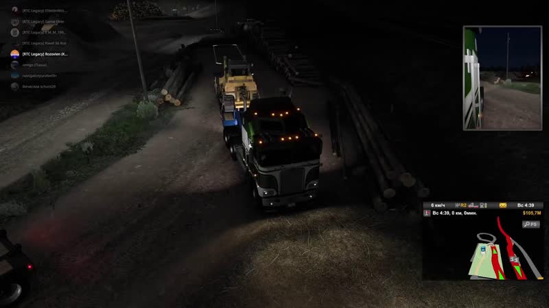Ameriican Trucks Simulator Аляска карта с Game Over