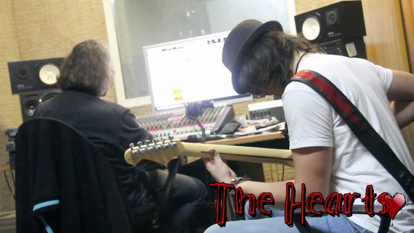 The Hearts in studio (part 3) Guitar