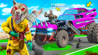 GTA 5 - НАШЁЛ ГИГАНТСКУЮ ТАЧКУ ДЛЯ ЗОМБИ АПОКАЛИПСИСА ! ЗОМБИ МАШИНА ! - БИТВА АВТОУГОНЩИКОВ В ГТА 5 ОНЛАЙН