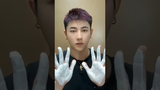 #CapCut Hair dyeing effect for short hair is amazing #shorthair #hairtiktok #dyedhair #hair #boys