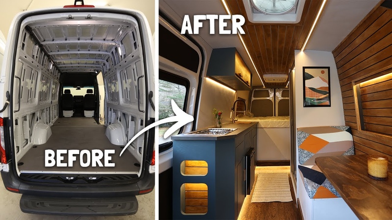 Van Build TIME LAPSE: The Perfect Campervan Start to Finish in 30