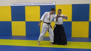 Дайто-Рю - “Шичирибики“, фрагмент тренировки. 大東流合気柔術 Daito Ryu Technique - Shichiribichi.