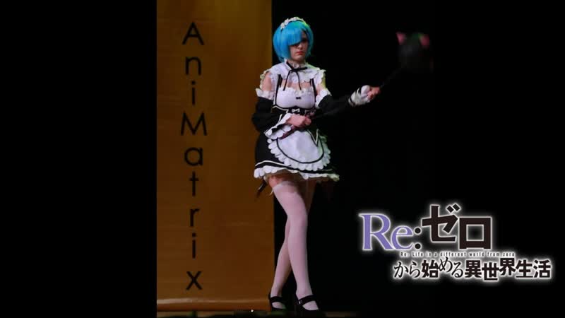 RE Zero Rem Cosplay at Anime Matrix