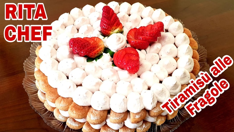 TIRAMISU CAKE ALLE FRAGOLE RITA CHEF, Questa Torta ti mette di buon
