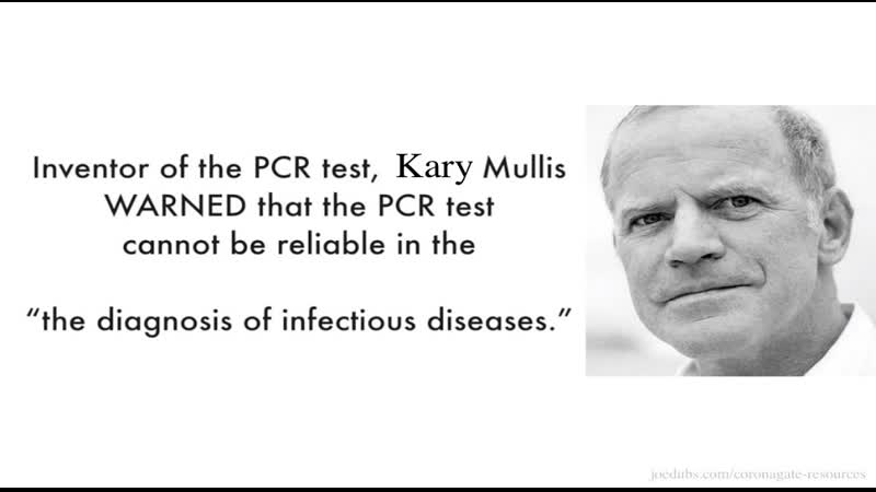 STRANGE DEATH OF FAUCIS NEMESIS DR. KARY MULLIS PCR TEST CREATOR It Was NOT Designed to Test for a