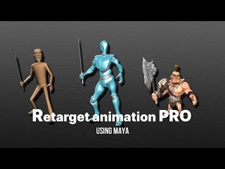 Retarget animation PRO with Maya (RUS) Ретаргет анимации в Maya
