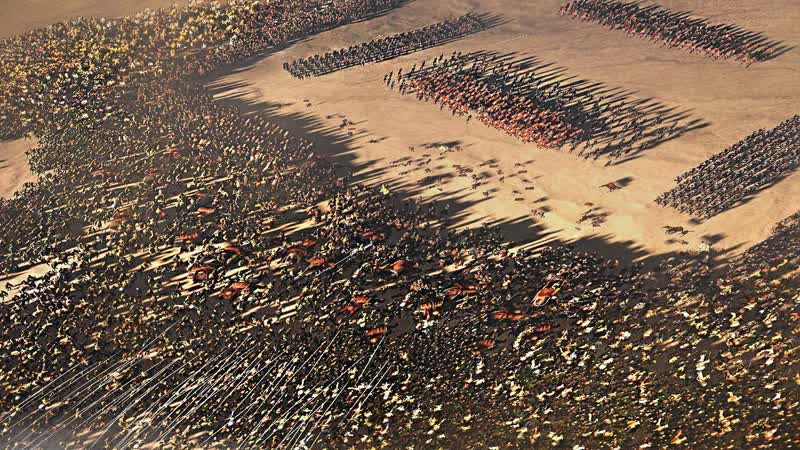3000 Римский Легионеров VS 12 000 АФРИКАНЦЕВ Cinematic Battle Total War Rome