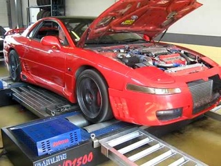 Mitsubishi 3000 GT Dyno Test