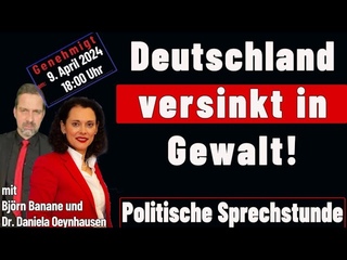 Deutschland versinkt in Gewalt! HEUTE 16:00 Uhr