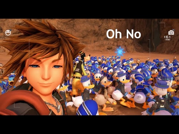 Hanging out with hundreds of Donalds, Kingdom Hearts III
