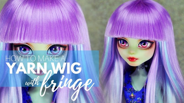 How to Make a Yarn Wig with Fringe for Your