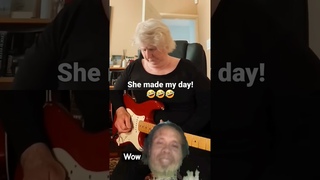 great grandma guitarist 👍