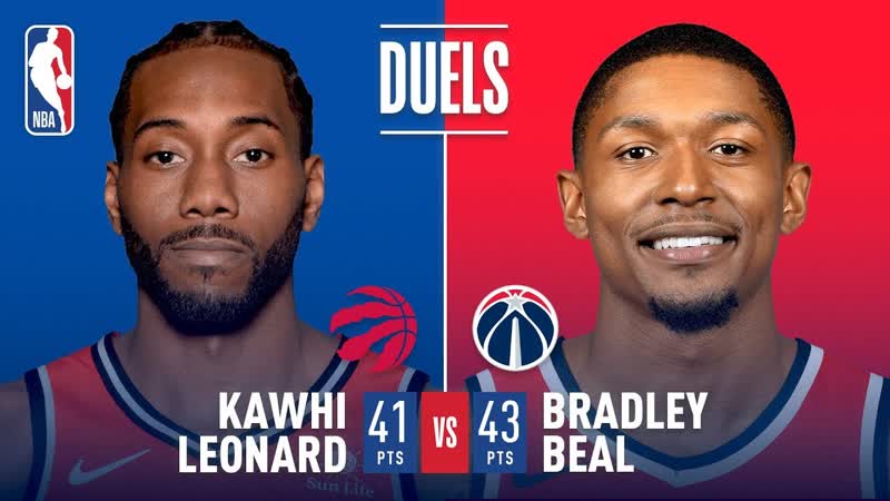 Bradley Beal and Kawhi Leonard DUEL IN D. C., January 13,