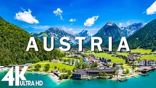 FLYING OVER AUSTRIA (4K UHD) - Relaxing Music Along With Beautiful Nature Videos - 4K Video ULTRA HD