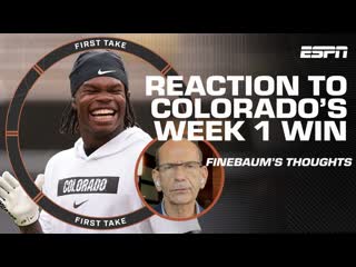Paul Finebaum predicts Travis Hunter has a CHANCE to win Heisman trophy with Colorado  | First Take