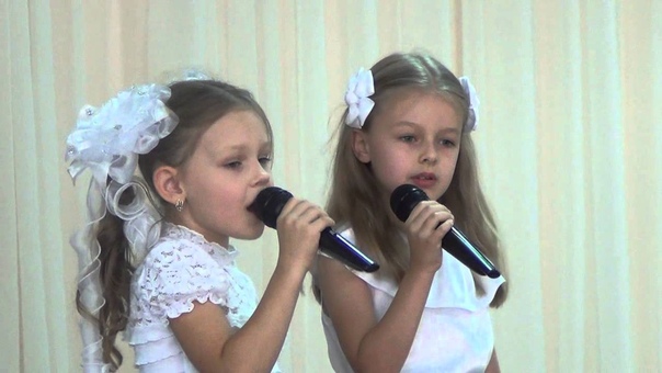 Подгорная Таисия и Кокарева Алина , день учителя сош