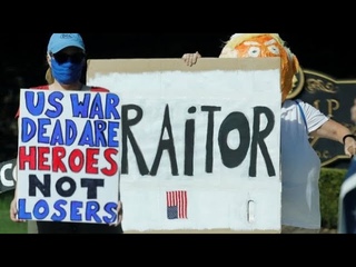 Trump attacks slimeball reporter in war dead row