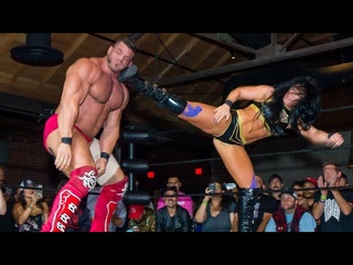 Brian Cage vs. Tessa Blanchard in an Intergender Singles Wrestling Match