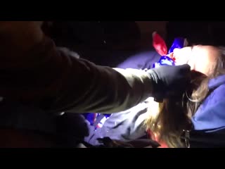 Раненая девушка