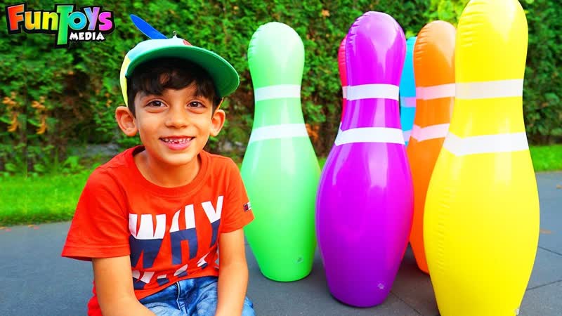 Jason Collects Inflatable Bowling