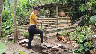HOW TO BUILD BAMBOO HOUSE FOR CHICKEN 2021 | L Th Ca -