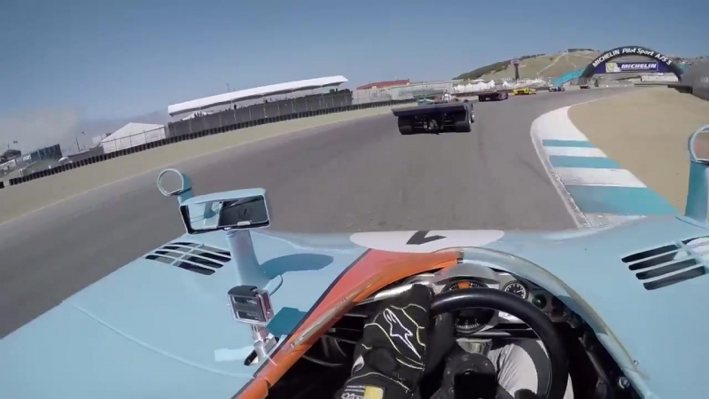 Porsche 908 in action at, Laguna