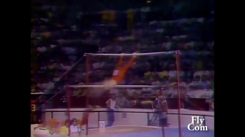 Выступление Ольги Корбут на Олимпиаде 1976
