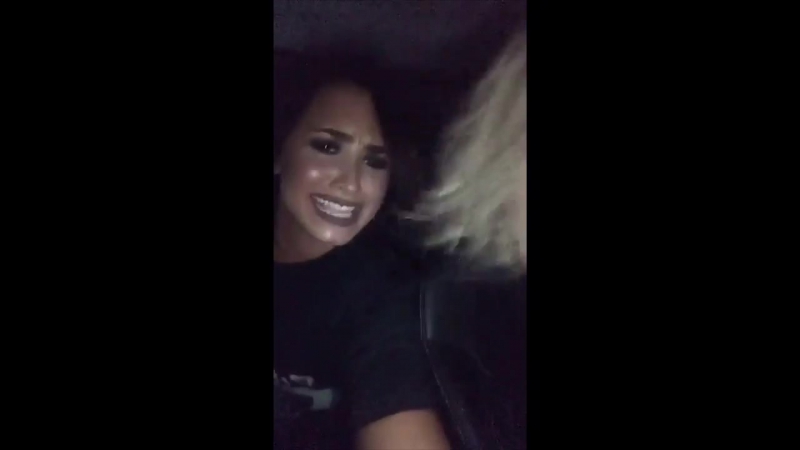 Demi Lovatos Snapchat story ( May