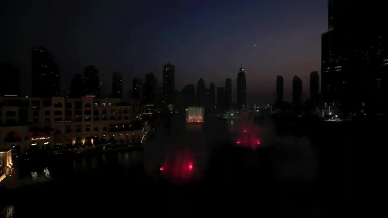 Dubai Fountain Time to Say Goodbye Andrea Bocelli and Sarah