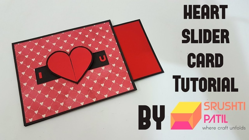Heart Slider Card Tutorial by Srushti Patil, Valentine