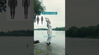 Squat and swing your hands