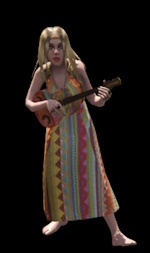 CV-HIPPIE GIRL PLAYING GUITAR
