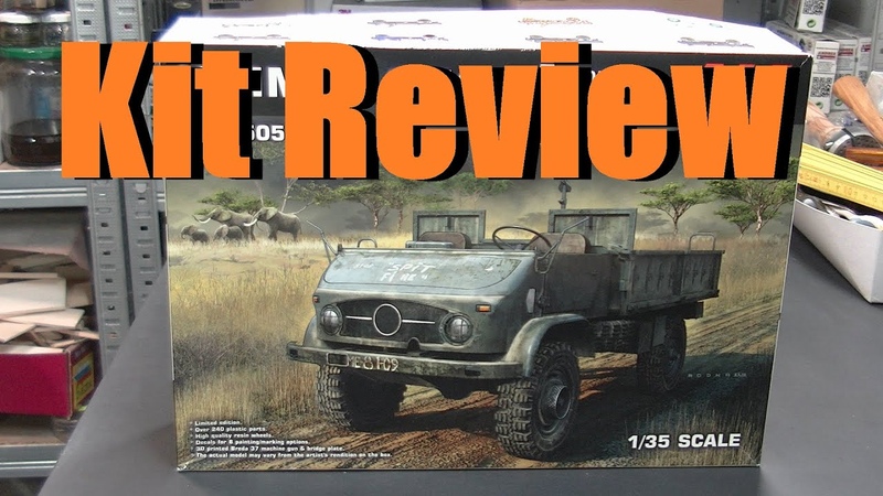 Bausatzbesprechung: AK, ICM Unimog 404 Europe Africa im Maßstab 1,