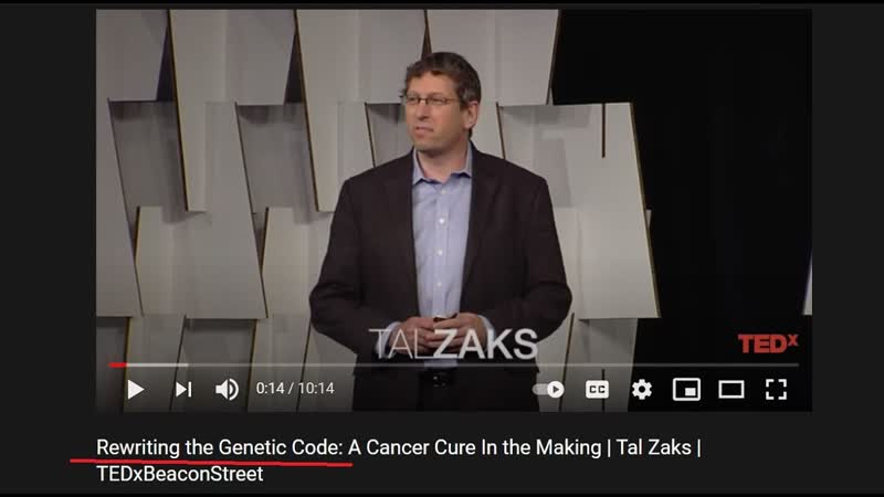 Moderna boss m RNA jabs are rewriting the Genetic Code we call it information therapy ( Ted
