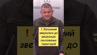 ❗️Залужний звернувся до мешканців окупованих територій