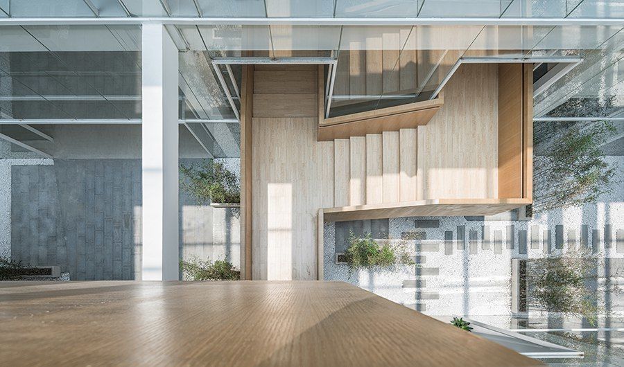 LYCS architecture converts chinese textile warehouse into multi-purpose office building