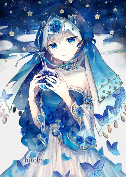 #Art_девушки Уходим в ночь с прелестным кошмаром @hitoba_