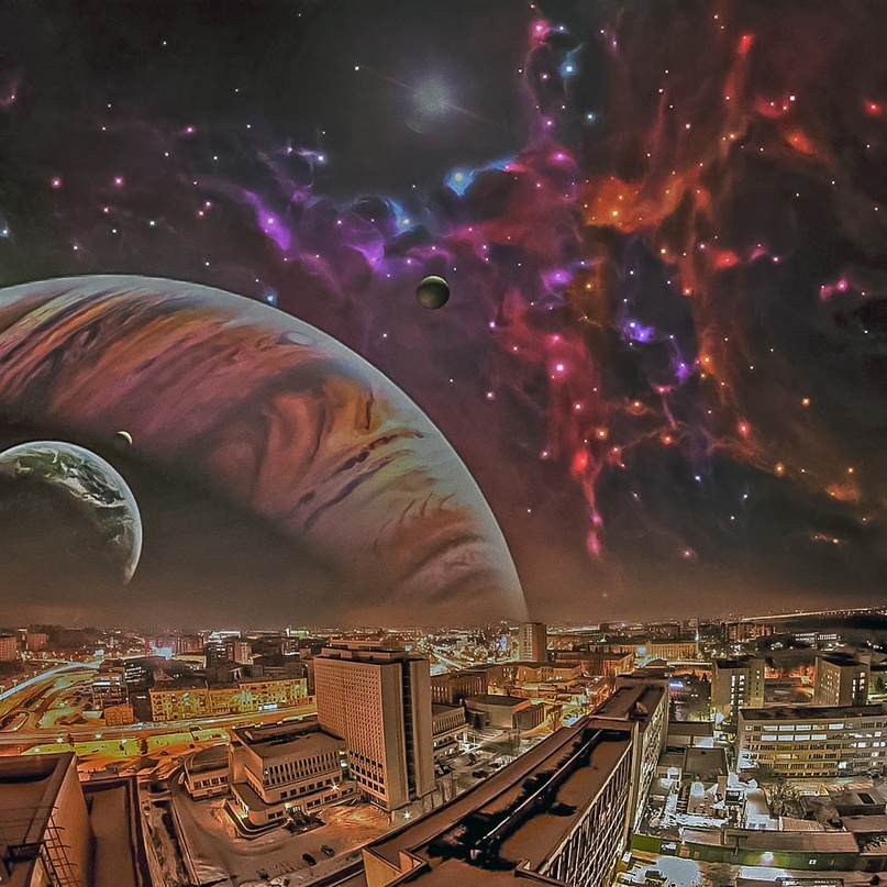 Как выглядит город космос Как выглядит город космос