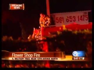 Flower shop outside Lake Worth burns