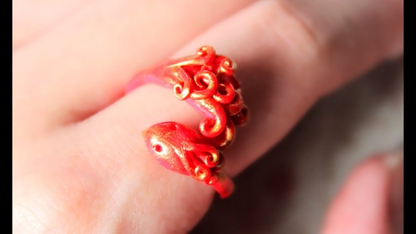 DIY: Phoenix Ring Polymer Clay Tutorial ( Collab w, Nerd